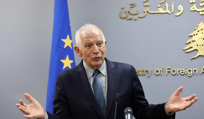 بوريل يحث على ضرورة تجنّب جرّ لبنان إلى نزاع إقليمي<br />
بري وميقاتي يبلغان الممثل الأعلى للاتحاد الأوروبي التمسك بالقرار 1701