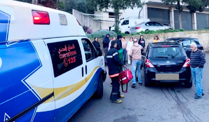 3 جرحى بحادث تصادم على طريق عرمون