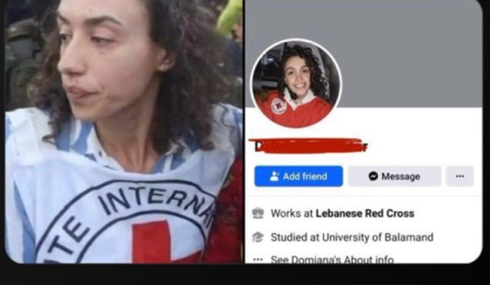 شائعات تطال متطوعة في الصليب الاحمر