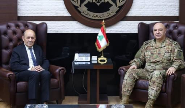 لودريان زار قائد الجيش: سنستمرّ بدعمكم