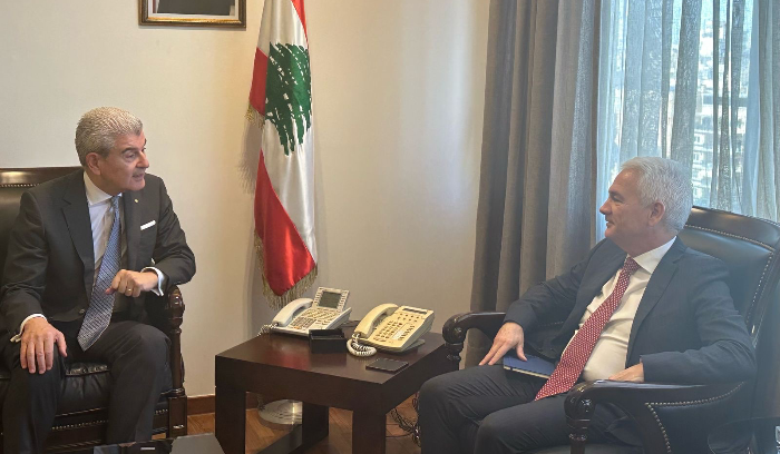 وزير الصناعة بحث وسفير ايطاليا في تعزيز التعاون