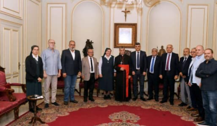 الراعي التقى وفداً من أهالي بلدات على الخط الازرق