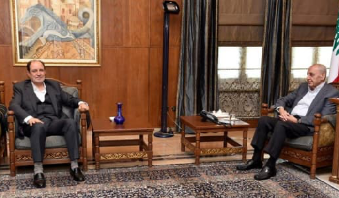بري تابع الأوضاع مع البيسري واستقبل ممثل السيستاني في لبنان