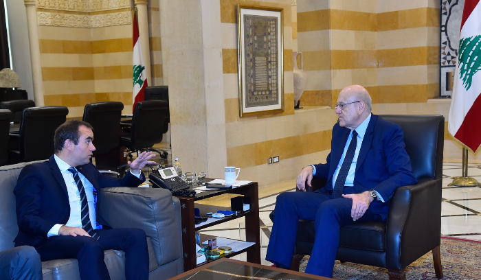 الوضع في الجنوب بين ميقاتي ووزير الجيوش الفرنسي
