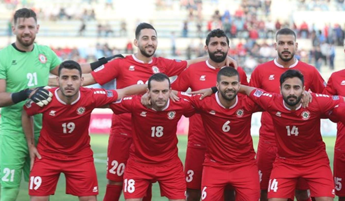 منتخب لبنان لكرة القدم الى العاصمة القطرية الدوحة