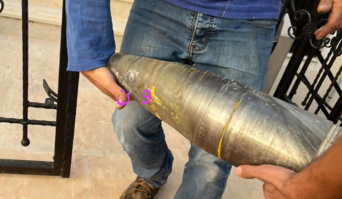 سقوط قذيفة اسرائيلية في عين إبل!