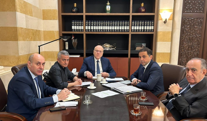ميقاتي‬⁩ يرأس اجتماعاً مالياً في السراي الحكومي