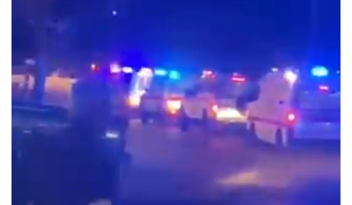 إجلاء 5 مصابين في منطقة السدانة  جراء القصف الاسرائيلي.