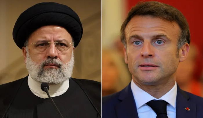 ماكرون لرئيسي: لتهدئة جبهة لبنان