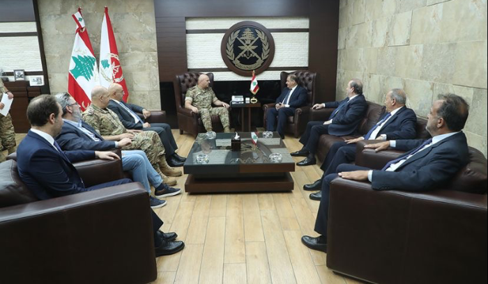 العماد عون استقبل وفدًا من حركة التجدد للوطن