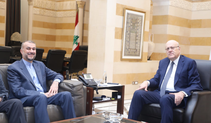 ميقاتي يبحث مع عبد اللهيان الاوضاع