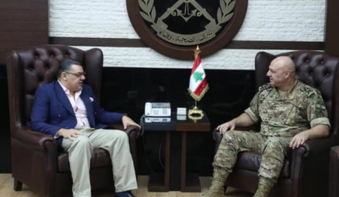 قائد الجيش استقبل السفير المصري في زيارة وداعية