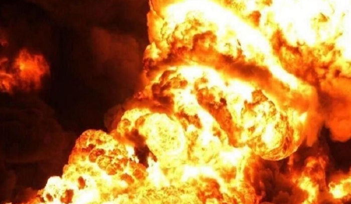 حريق في كاراج للحدادة في يحشوش
