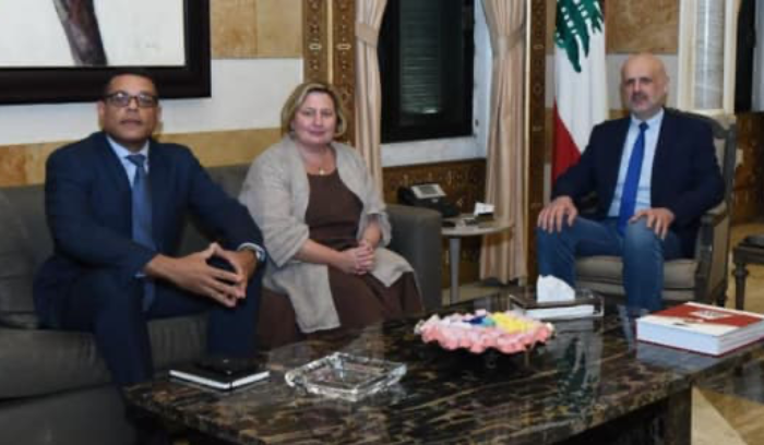 مولوي عرض مع وفد من السفارة الأميركية للوضع الأمني