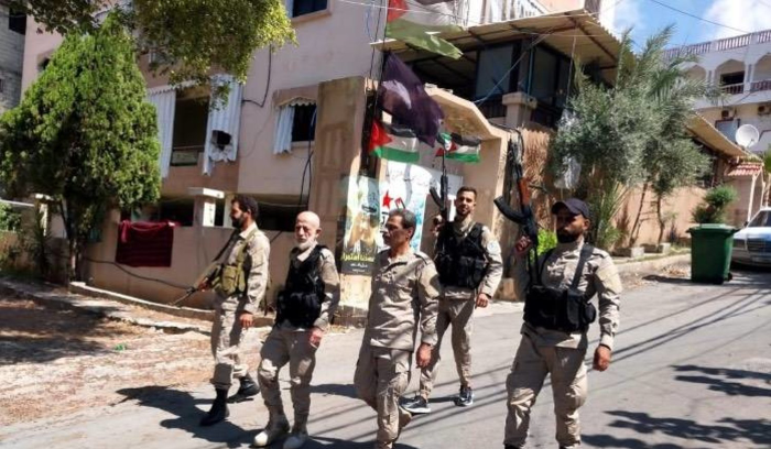 قوة أمنية فلسطينية مشتركة تنتشر في «عين الحلوة»<br />
قائدها لـ«الشرق الأوسط»: الخطوة اللاحقة الانسحاب من المدارس