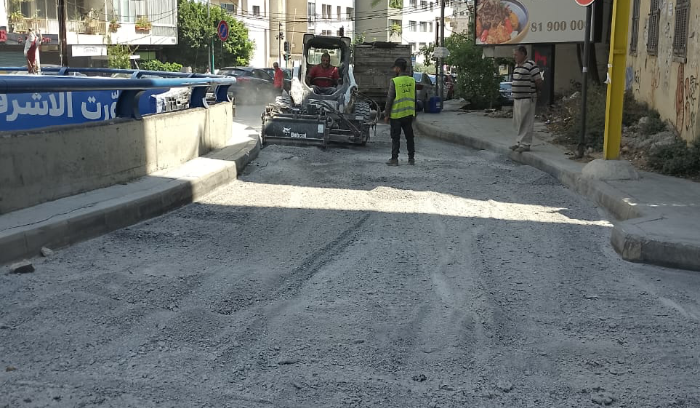 صيانة الطرقات في الأشرفية... حاصباني: لمساندة عمل الدولة وليس استبدالها