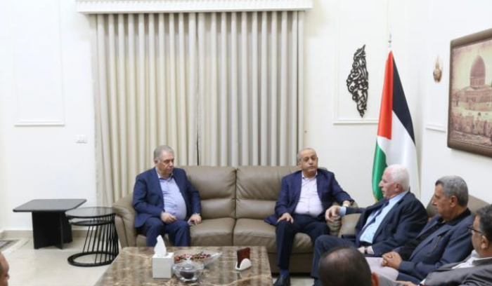 الاحمد يلتقي نائب الامين العام للجبهة الشعبية لتحرير فلسطين