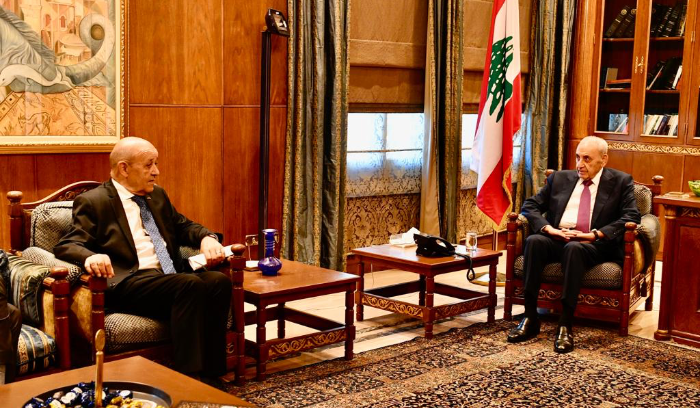 برّي بعد لقائه لودريان: لا سبيل إلا الحوار للخروج من الأزمة