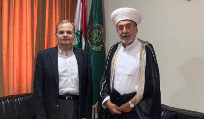 البزري يبحث والمفتي سوسان الوضع الأمني في صيدا ومخيم عين الحلوة