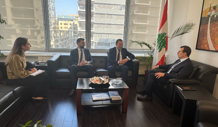 شحادة يستقبل رئيس البنك الأوروبي وزواراً.. التكنولوجيا في صلب اهتمامات الوزارة