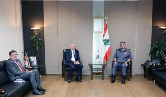 اللواء عثمان استقبل السفير الفرنسي