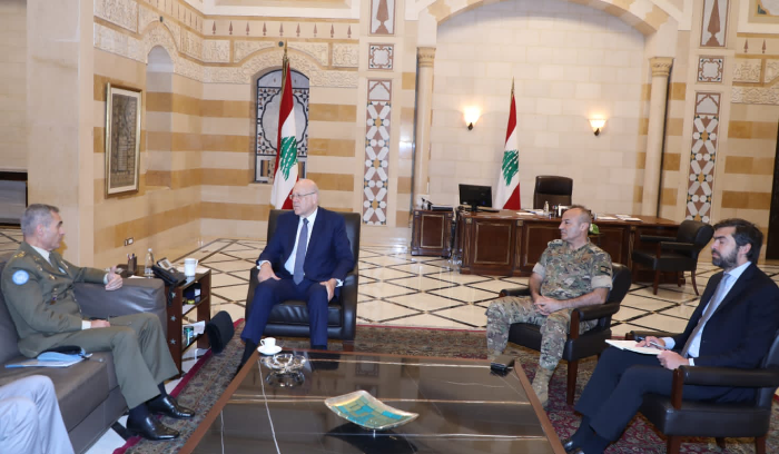 ميقاتي: الحكومة اللبنانية على استعداد للتعاون مع اليونيفيل