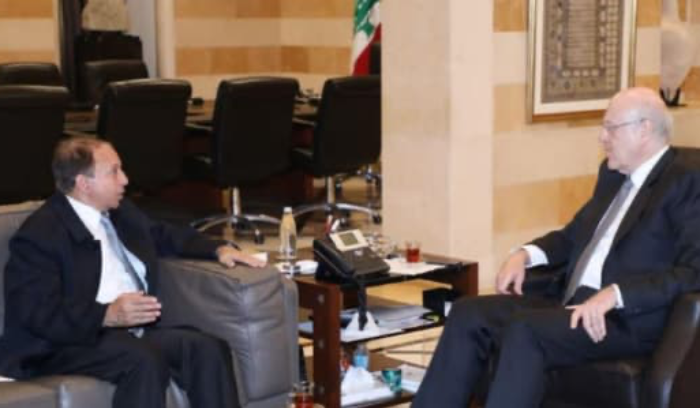 ميقاتي استقبل شرف الدين ورئيس الهيئة الوطنية لمكافحة الفساد