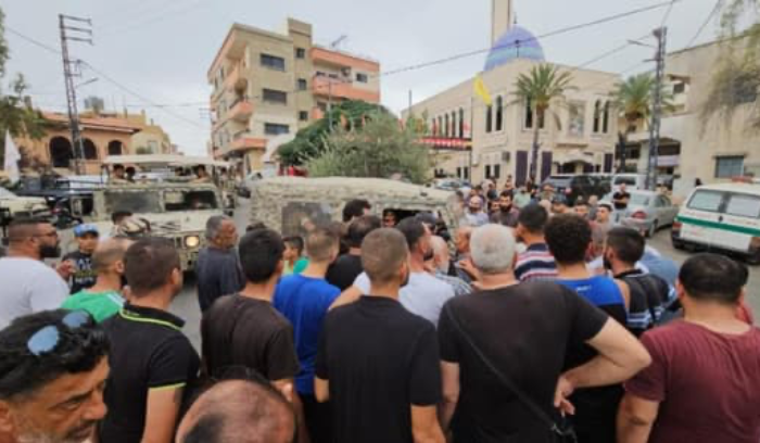 اعتصام لأهالي عين قانا احتجاجاً على قطع الكهرباء