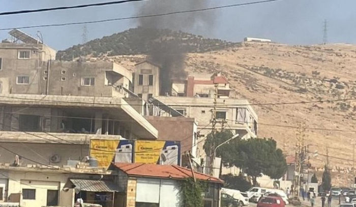 انفجار خزّان مازوت على سطح منزل في مجدل عنجر