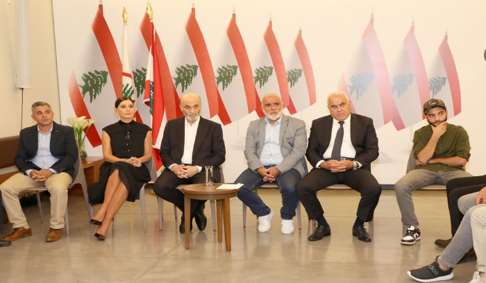 سمير وستريدا جعجع التقيا وفدًا من أهالي ضحيتي القرنة السوداء