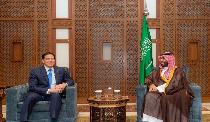 لقاء يجمع بن سلمان وروبيو