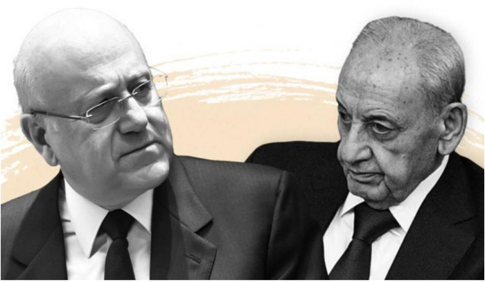 خلاف بري وميقاتي إلى العلن واستبعاد إقرار قانون اقتراض الحكومة من 