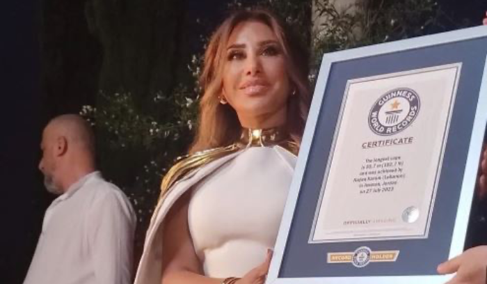 نجوى كرم تدخل كتاب غينيس!