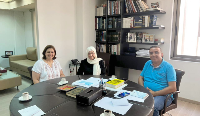 الحريري بحثت وغلوريا أبو زيد في إدخال مفهوم وثقافة العمل التعاوني في المناهج التربوية