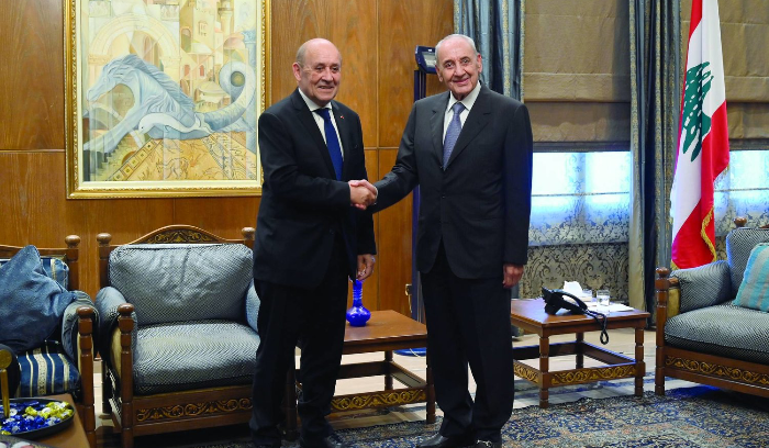 بري لـ «الشرق الأوسط»: خرق في جدار أزمة الفراغ الرئاسي<br />
مع انطلاق جولة لودريان الثانية