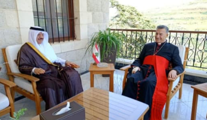 سفير قطر زار البطريرك الراعي: نقف دائماً الى جانب لبنان
