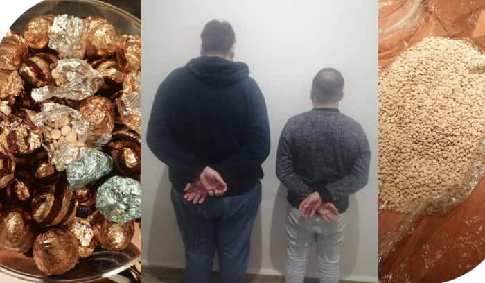فصيلة تفتيشات المطار تحبط عملية تهريب حوالي ستة كيلوغرامات من الكبتاغون الى احدى الدول العربية