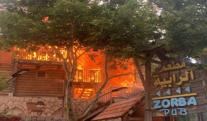 حريق Bungalows في إهدن!