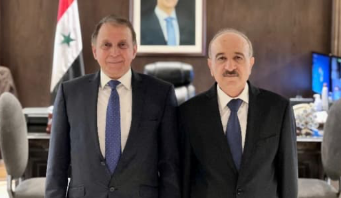 شرف الدين عرض لعودة النازحين مع وزيري الداخلية والبيئة السوريين