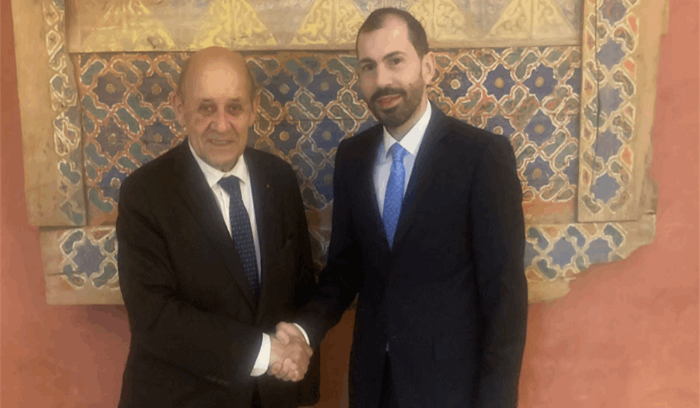 الخير التقى لودريان: الحوار الداخلي ضرورة لا بدّ منها