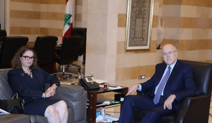ميقاتي استقبل الممثلة المقيمة لبرنامج الأمم المتحدة الإنمائي في لبنان.. والتقى نواباً والبيسري