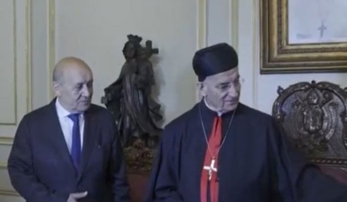 لو دريان في بكركي