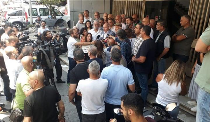 إعتصامٌ لنقابة موظفي تلفزيون لبنان للمطالبة بحقوقها