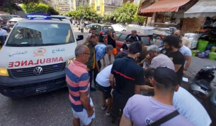 جريح إثر انزلاق دراجة نارية