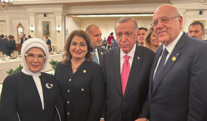ميقاتي شارك في تنصيب أردوغان
