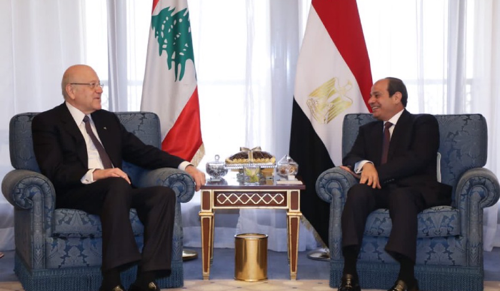 ميقاتي ملتقياً السيسي قُبيل القمة العربية: نُقدّر الدعم المصري المستمر للبنان
