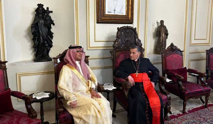 بخاري في بكركي ويلتقي البطريرك الراعي