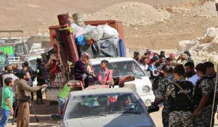 ترحيل نازحين سوريين في عدد من قرى وبلدات عاليه
