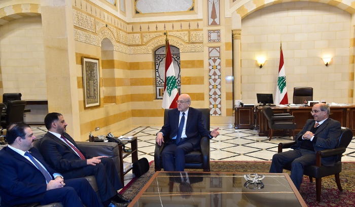 ميقاتي استقبل وزير الرياضة العراقي