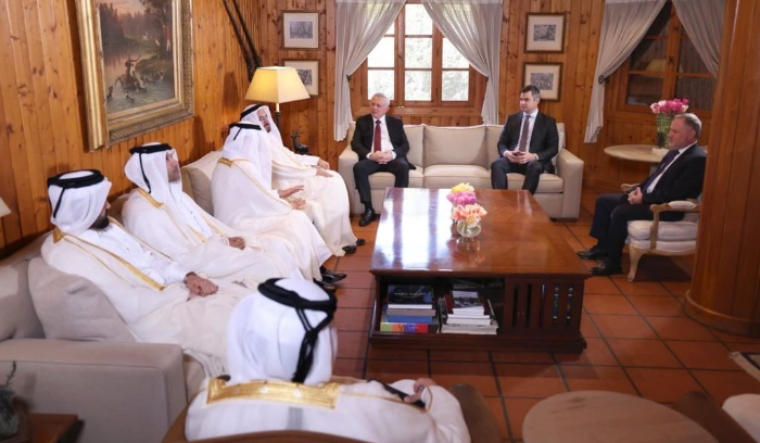 فرنجية التقى الموفد القطري
